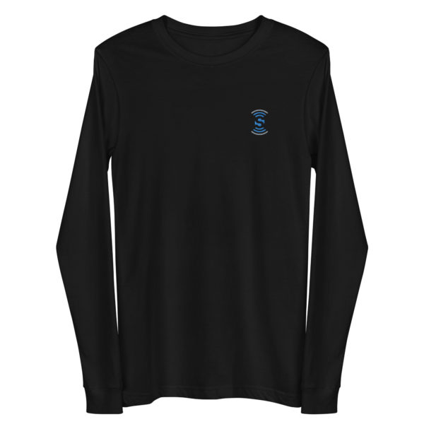 Unisex Long Sleeve Embroidered Tee - Image 2