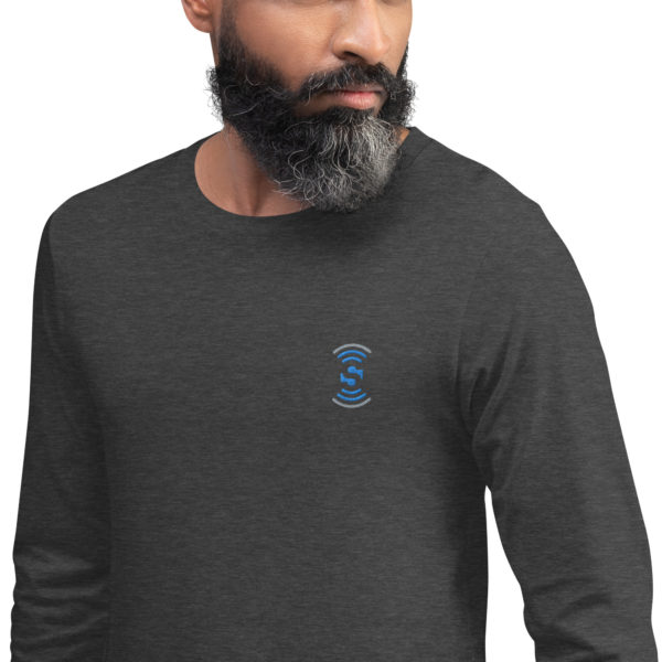 Unisex Long Sleeve Embroidered Tee - Image 12