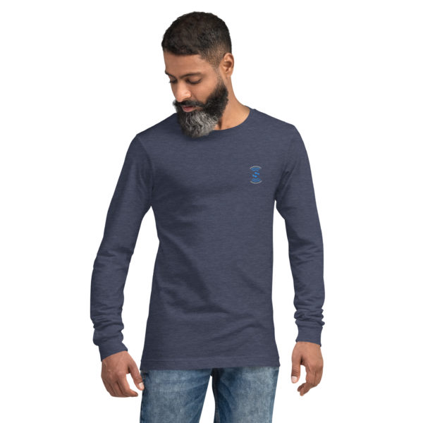 Unisex Long Sleeve Embroidered Tee - Image 16