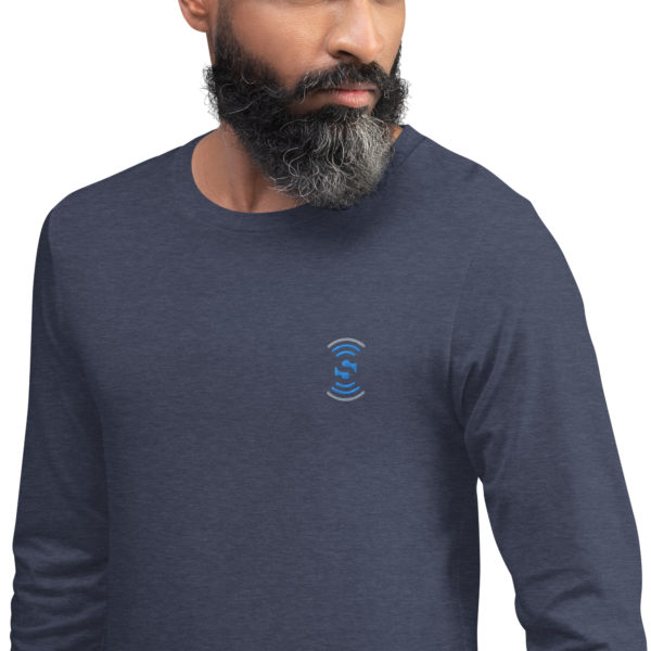 Unisex Long Sleeve Embroidered Tee - Image 18