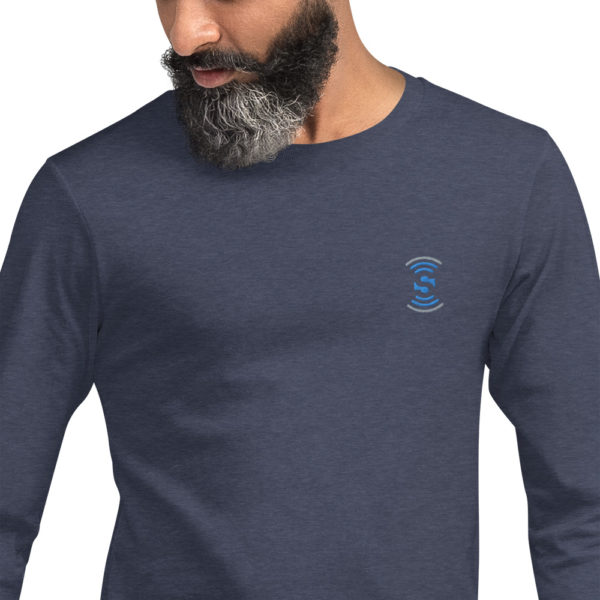 Unisex Long Sleeve Embroidered Tee - Image 17