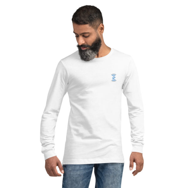 Unisex Long Sleeve Embroidered Tee - Image 19
