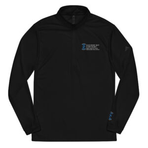 Adidas Quarter Zip Pullover with Sleeve Embroidery