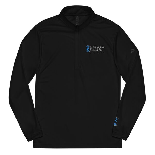 Adidas Quarter Zip Pullover with Sleeve Embroidery